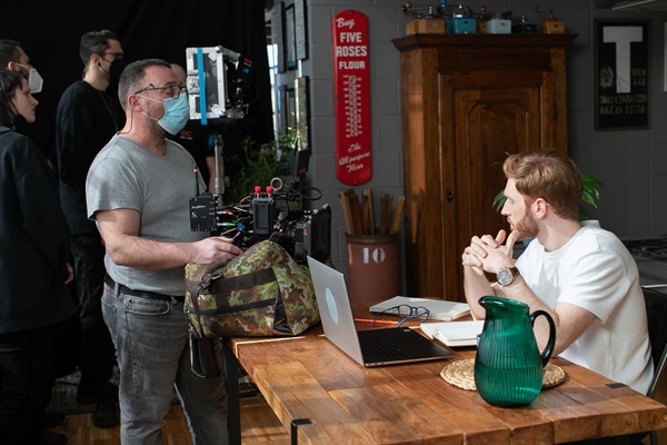 Alcuni momenti delle riprese per la nuova campagna di 24ORE Business School