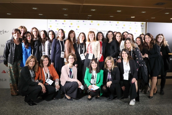 Parte del team al femminile della 24ORE BusinesS School