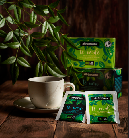 Tè verde e nero Altromercato