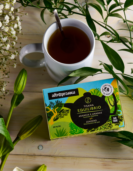 Tisana equilibrio - Arancia e anans