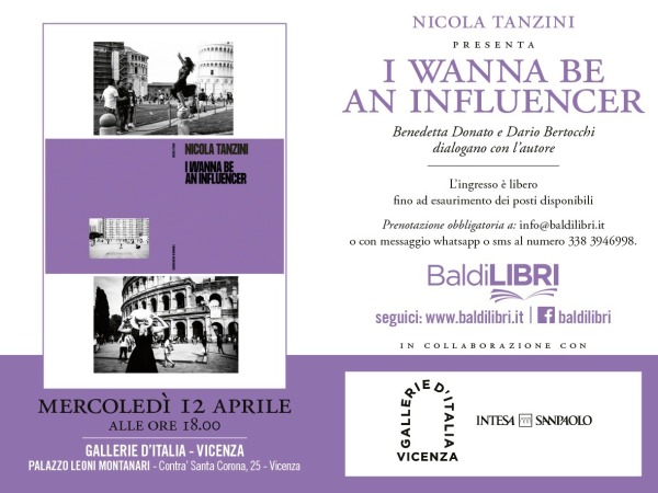 Locandina presentazione: I Wanna Be an Influencer 