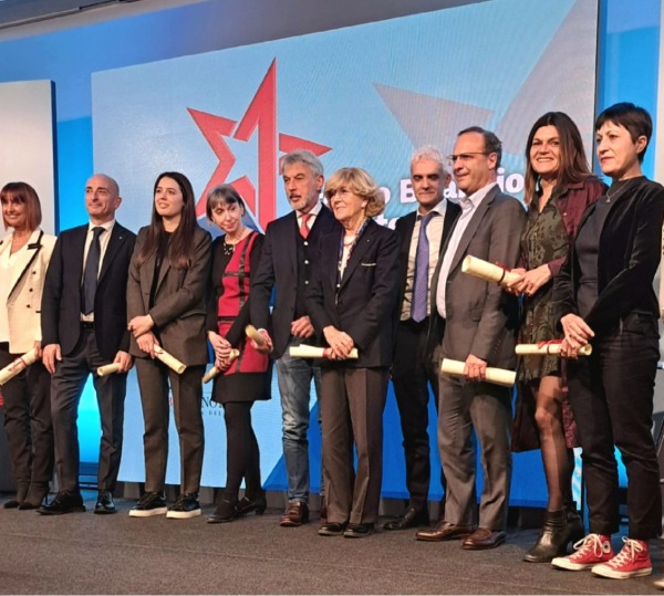 Attimi della premiazione