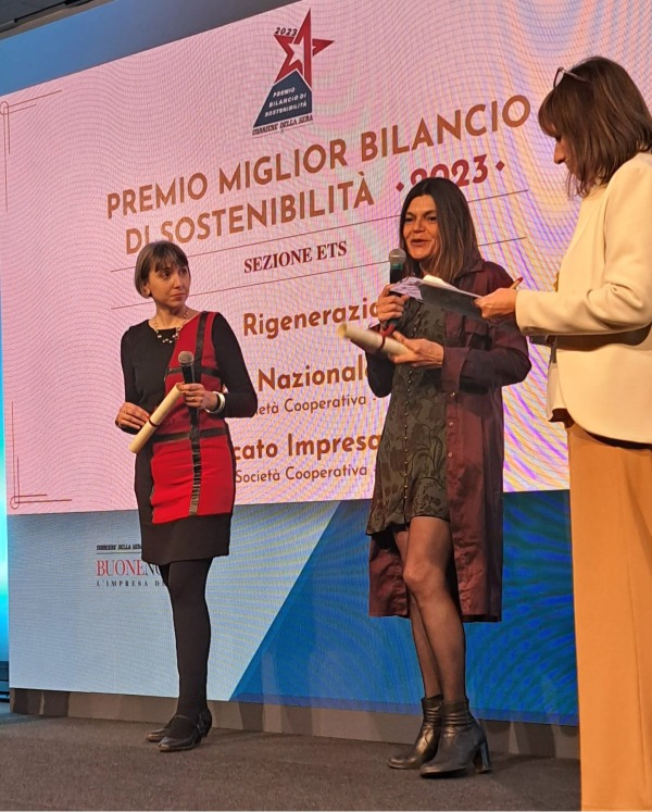 Attimi della premiazione