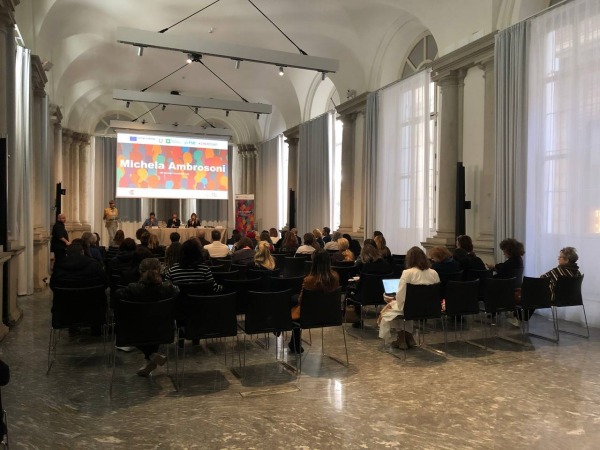 Un momento dell'evento a Palazzo Giureconsulti: Verso la certificazione della parità di genere: “cultura e strategia”