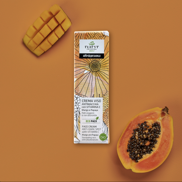 Crema viso antimacchia - Mango e Papaya