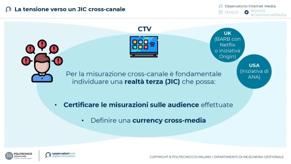 La tensione verso un JIC cross-canale