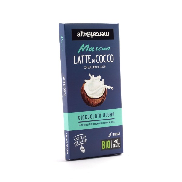 Cioccolato Mascao al latte di cocco 
