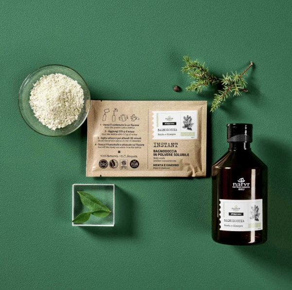 Bagnodoccia in polvere solubile Menta & Ginepro