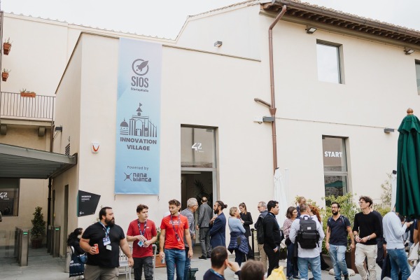 L'Entrata dell'Innovation Village a SIOS 24 Florence