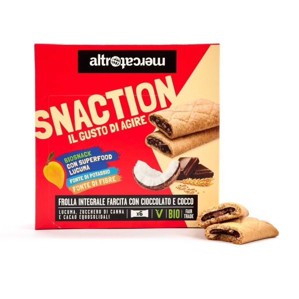 SNACTION - Biscolucuma al cocco - bio - 150g 
