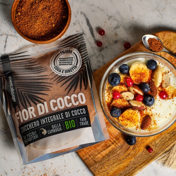 Zucchero integrale di cocco Fior di cocco