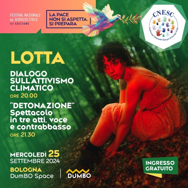 Locandina Lotta al Festival del Servizio Civile