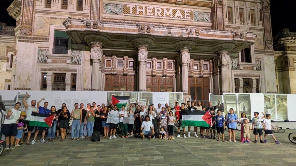 Manifestazione del 27 luglio indetta da LOTTA su Instagram per “Ultimo Giorno per Gaza” da cui è nata “Salso per la Palestina”