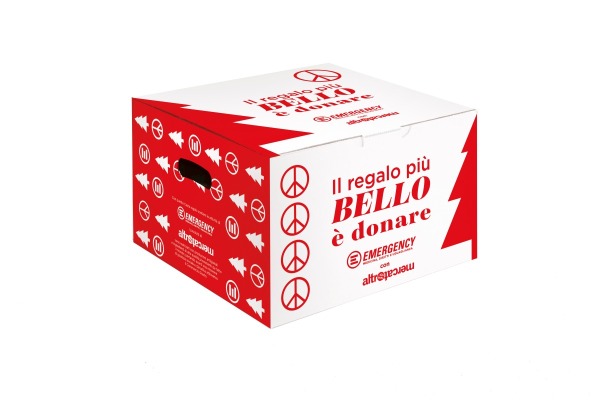 paccho regalistica Altromercato con EMERGENCY
