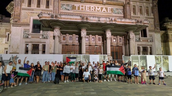 Manifestazione del 27 luglio indetta da LOTTA su Instagram per “Ultimo Giorno per Gaza” da cui è nata “Salso per la Palestina”