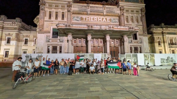 Manifestazione del 27 luglio indetta da LOTTA su Instagram per “Ultimo Giorno per Gaza” da cui è nata “Salso per la Palestina”