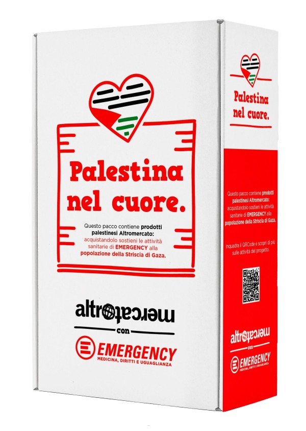 Il pacco dono “Palestina nel cuore” - Altromercato con EMERGENCY