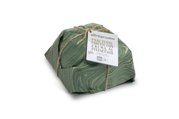 PANETTONE FARCITO CON NUOVA CREMA AL PISTACCHIO