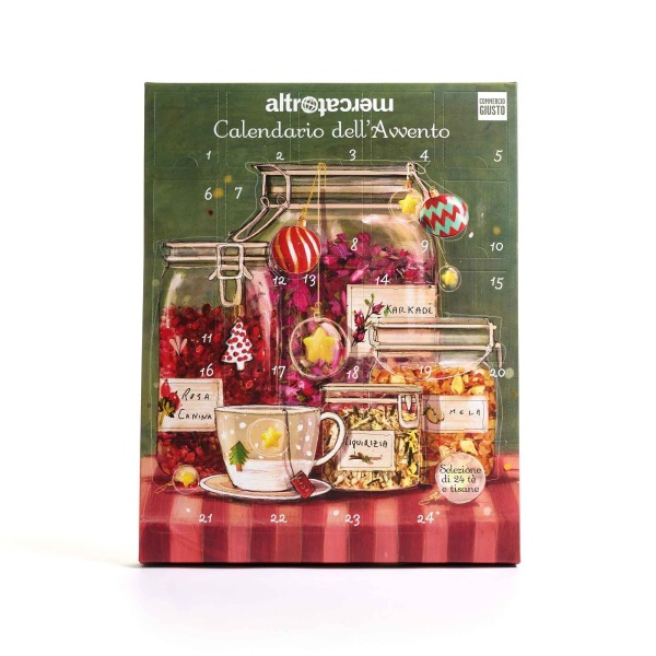 CALENDARIO DELL’AVVENTO TISANE E TE’- 24 bustine