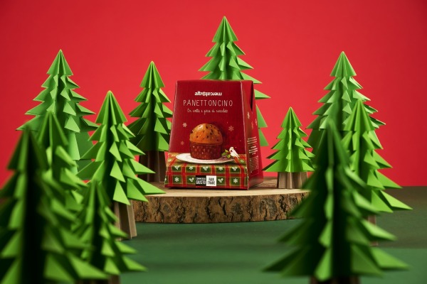 PANETTONCINO CON UVETTA E GOCCE DI CIOCCOLATO
