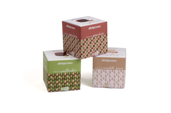 TARTUFI GIANDUIA CON NOCCIOLE 
