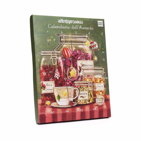CALENDARIO DELL’AVVENTO TISANE E TE’- 24 bustine