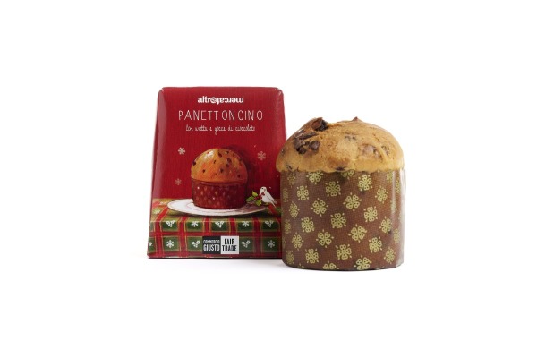 PANETTONCINO CON UVETTA E GOCCE DI CIOCCOLATO
