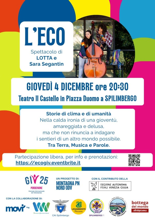 L’Eco - lo spettacolo di LOTTA e Sara Segantin a Spilimbergo