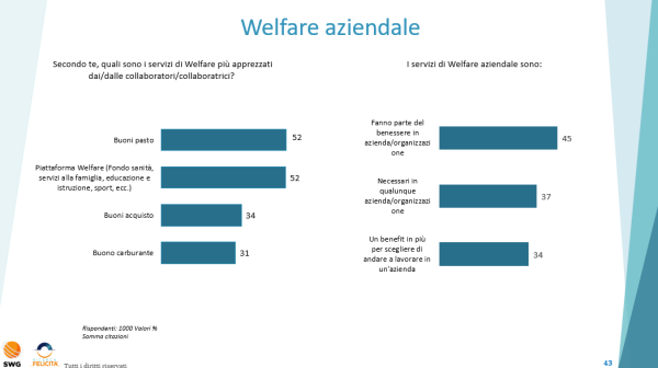 Percezione welfare aziendale