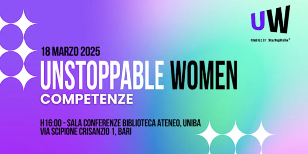 Unstoppable Women torna a Bari