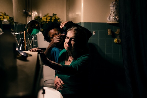 Ana Maria takes care of a woman she has been employed by for five years. Lisbon, Portugal, 11 December 2023