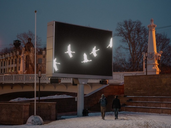 Impromptu memorials sprung up around the country after a 22 March attack by Islamist extremists on the Crocus City Hall in Moscow, which killed 145 people. Tomsk, Russia, 25 March 2024
