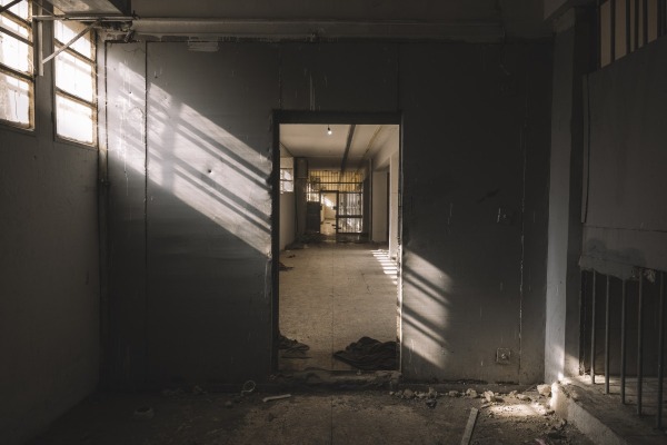 A corridor of the infamous Sednaya prison, which at some point held up to 20,000 inmates, and where military defectors and dissidents were subject to brutal beatings, electric shocks, and starvation. Damascus, Syria, 14 December 2024