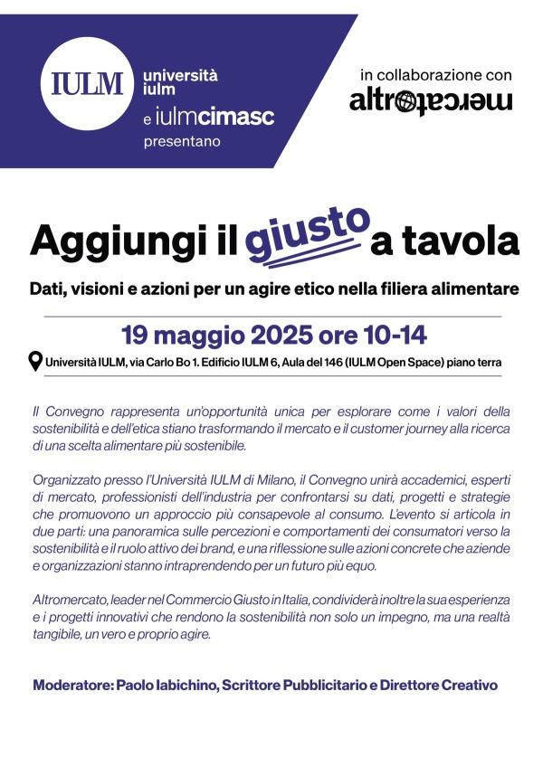 Aggiungi il giusto a tavola 