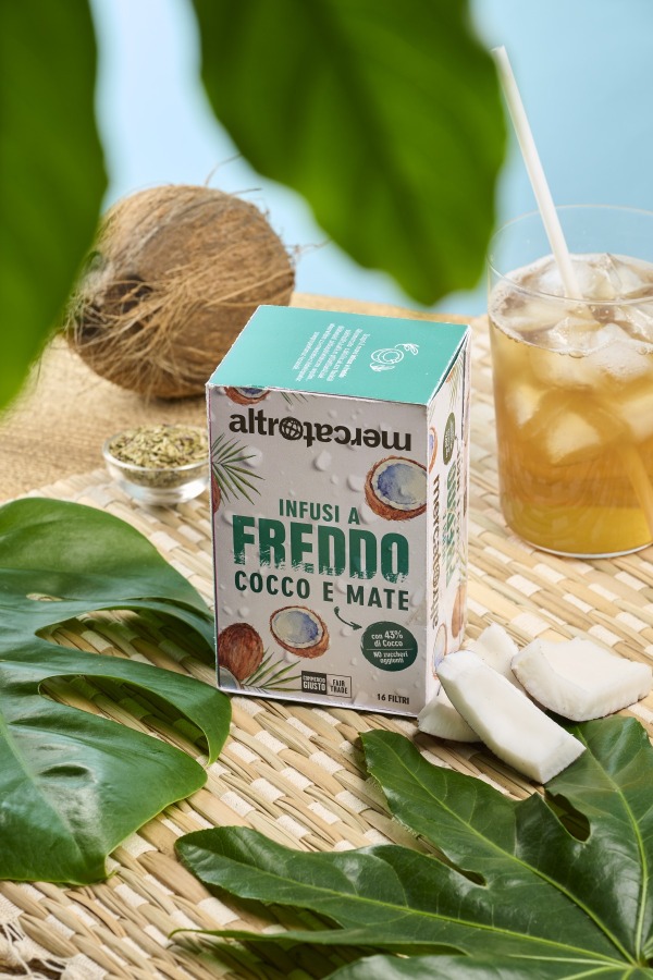 Cocco e mate - Infuso a freddo 16 filtri - 40 g