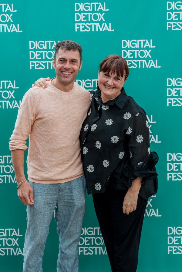Francesco Sicchiero e Marisandra Lizzi al Digital Detox Festival | | Credit Mario Mele	