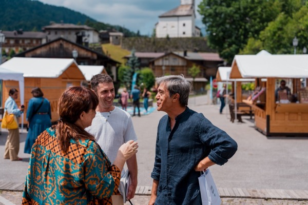 Marisandra Lizzi , Francesco Sicchiero e Michele Casula al Digital Detox Festival | Credit Mario Mele