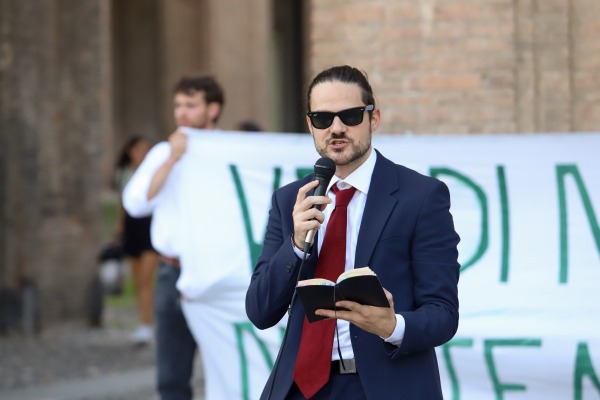 Verdi non solo nei teatri | prima azione XR Parma | Festival Verdi | Parma 20 settembre 2025 |  Credits Lorenzo Menozzi