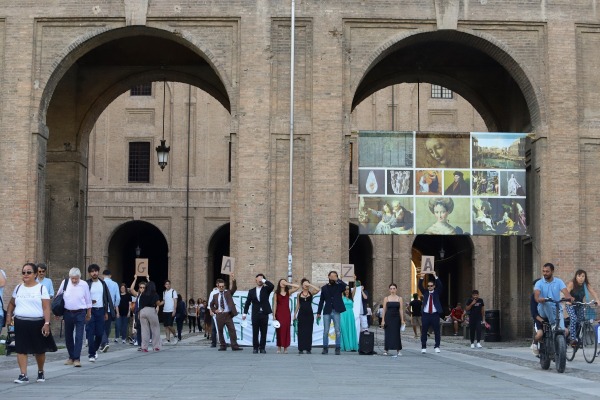 Verdi non solo nei teatri | prima azione XR Parma | Festival Verdi | Parma 20 settembre 2025  | Credits Lorenzo Menozzi