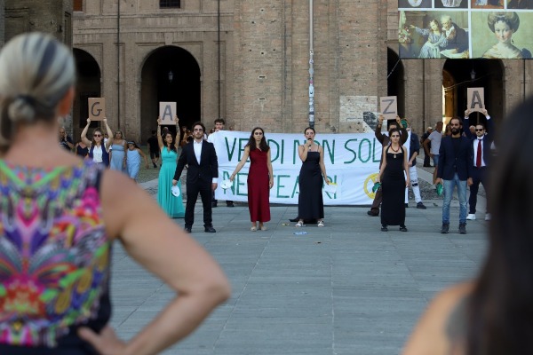 Verdi non solo nei teatri | prima azione XR Parma | Festival Verdi | Parma 20 settembre 2025  |