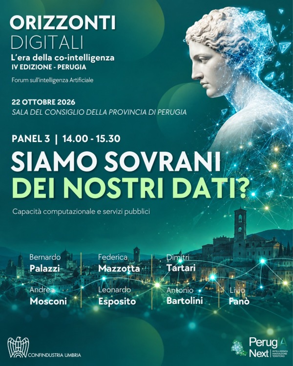 Dall’Umbria un modello per l’IA: PerugIA Next a Orizzonti Digitali