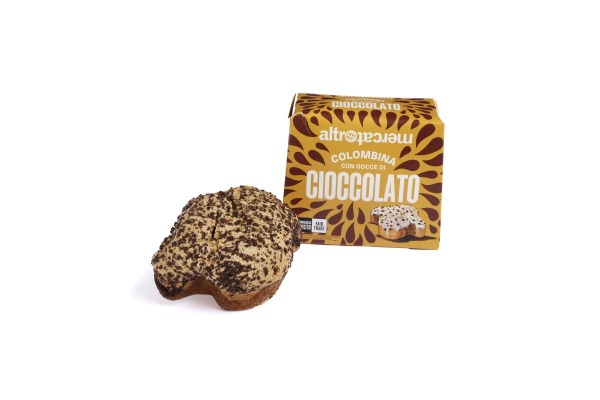 COLOMBINA CON GOCCE DI CIOCCOLATO 

