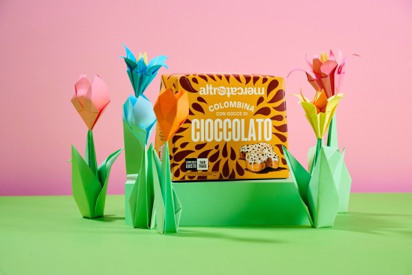 COLOMBINA CON GOCCE DI CIOCCOLATO 
