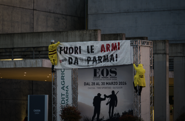 Azione Extinction Rebellion a Parma | giorno 2 domenica delle Palme  | EOS 