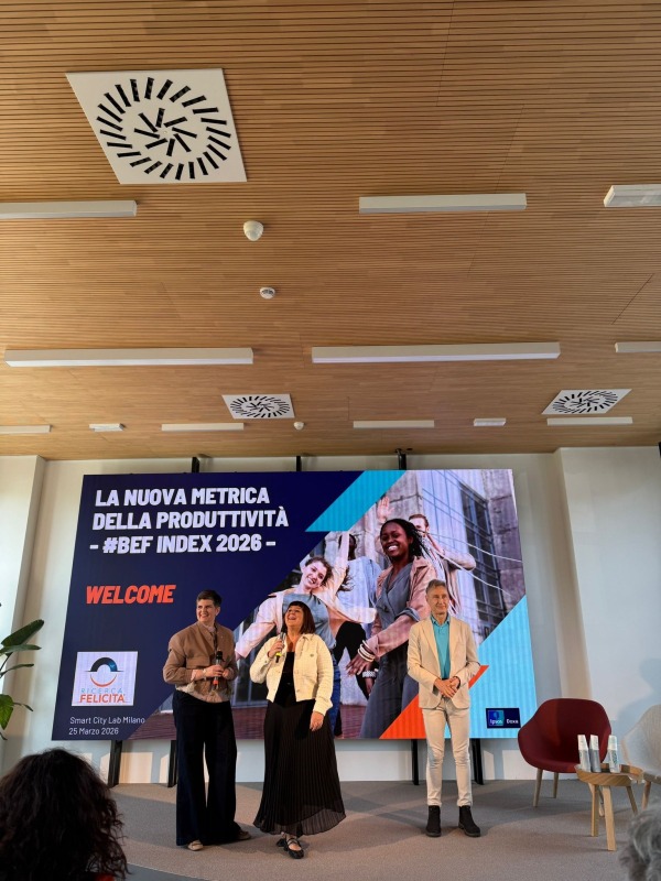 Elisabetta Dallavalle, Elga Corricelli e Sandro Formica | Osservatorio BenEssere Felicità