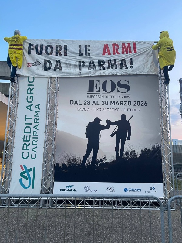 Azione Extinction Rebellion a Parma | giorno 2 domenica delle Palme  | EOS 