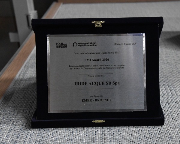 Iride Acque SB SpA | PMI AWARD 2026 | Politecnico di Milano 