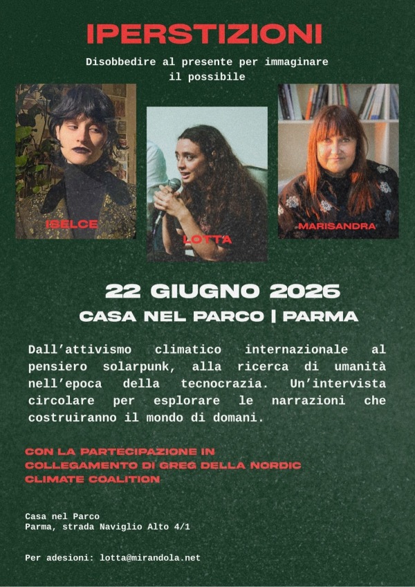 Locandina di Iperstizioni | disobbedire al presente per immaginare il possibile
