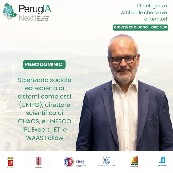 L’Intelligenza Artificiale che serve ai territori | 25 giugno 2026 | PerugIA Next