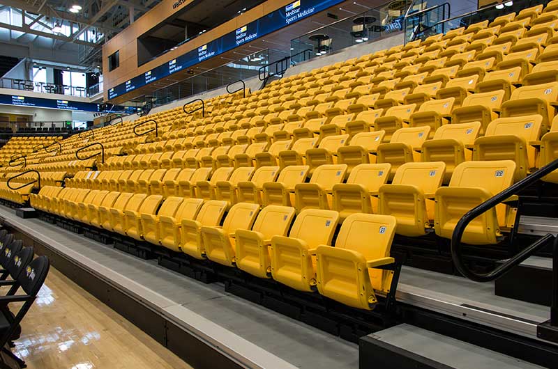 seating components for telescoping stands and bleachers from Irwin